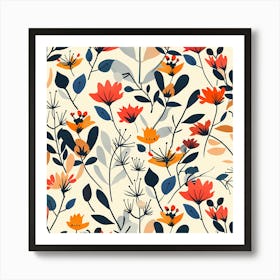 Floral Pattern Art Print