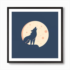 Howling Wolf Art Print