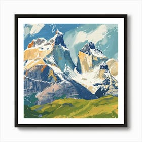 Paine Mountain Art Print