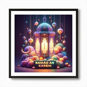 Ramadan Kareem 3 Art Print