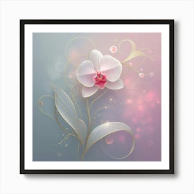 Orchid Flower Art Print