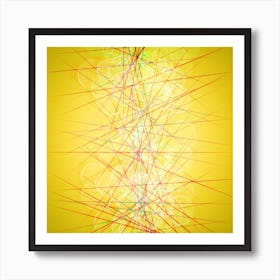 Img 3958 Yellow Abstract Karbis Art Print