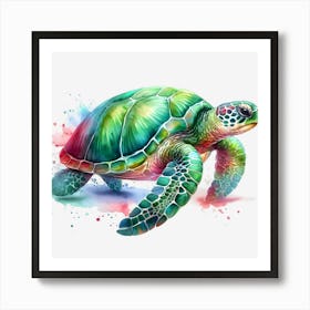 Sea Turtle 4 Art Print