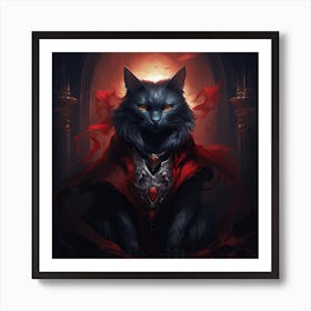 The Feline Overlord Art Print