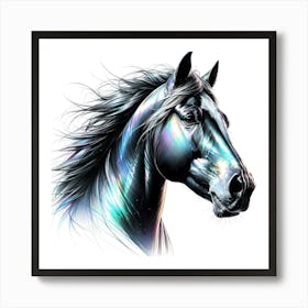 Creative Horse Visual 27 Art Print