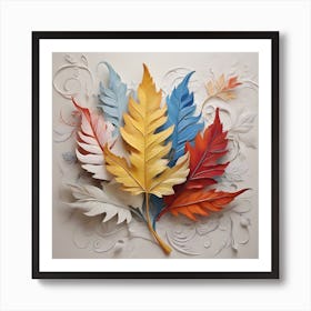 Maple Leaves 2 Art Print