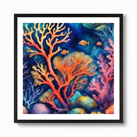 Coral Reef 3 Art Print