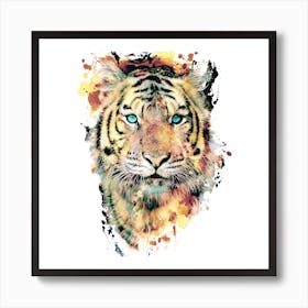 Tiger 2 Square Art Print