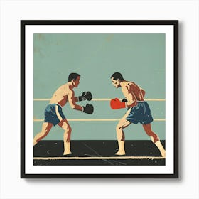 Boxing Poster Art Print