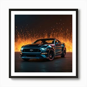 Ford Mustang Gt 1 Art Print