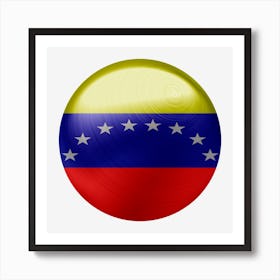 Venezuela Flag Country Nation Art Print