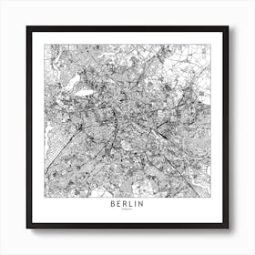 Berlin Map Art Print I