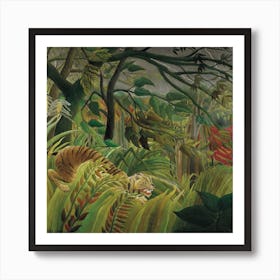 Surprised, Henri Rousseau Art Print