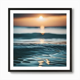 Sunset At The Beach Art Print