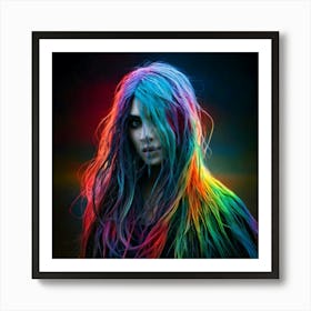 Firefly Radiant Polychrome Banshee With A Haunting Aura 33583 (2) Art Print