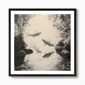 Koi Fish Art Print