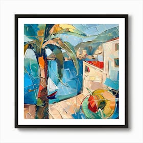 Mallorcatherapy. Bright Abstraction Art Print