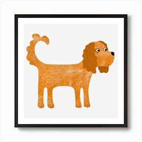 Cavalier King Charles Spaniel Ruby Art Print