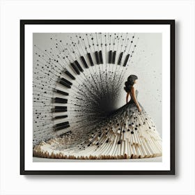 Paper Dress Art Print