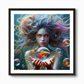 Goldfish 5 Art Print