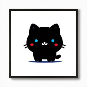 Feline Cat Creative Artwork Illustration 116 Art Print