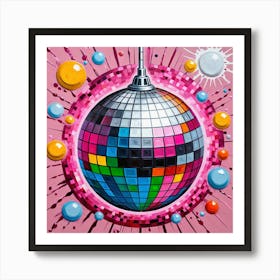 Disco Ball 6 Art Print