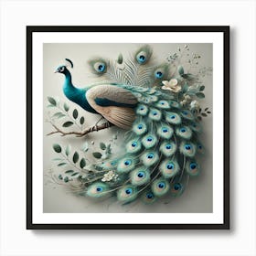 Peacock 7 Art Print