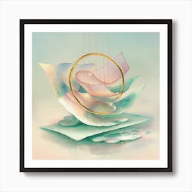 Ring Of Gold Art Print