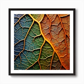 Microscopical Structure Of Leaf Art Print