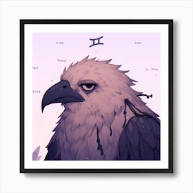 Gemini Bird Art Print