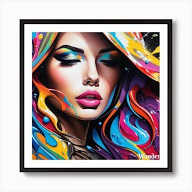 Grafitti Beauty Art Print