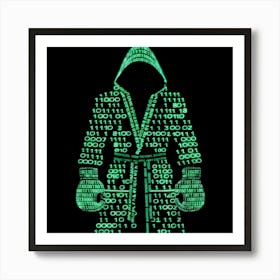 Cyber Fighter Art Print