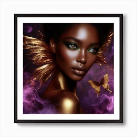 Black Butterfly 5 Art Print