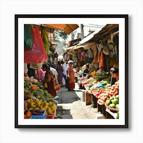 Stockcake Bustling Market Alley 1718939264 3 Poster