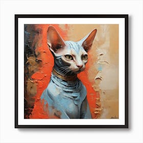 Sphinx-cat 9 Art Print