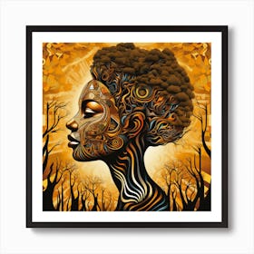 African Woman 67 Art Print