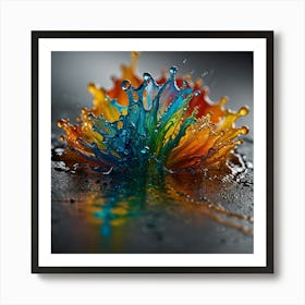 Splash Of Color Art Print