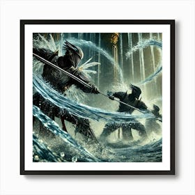 Cascade Sovereignty Hydroknights Water Combat Art Print