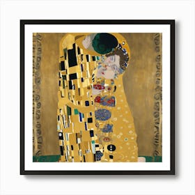 Kiss By Gustav Klimt 9 Art Print