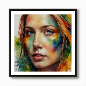 Portrait Of A Woman 22 Art Print