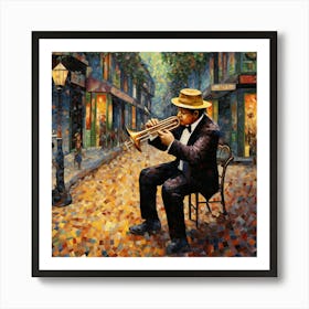 Jazz Musician 38 Art Print