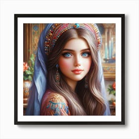 Russian Girl93 Art Print