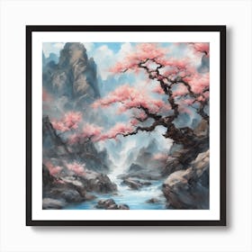 Sakura Blossoms Art Print