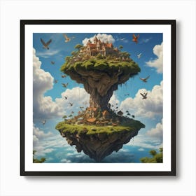 Island In The Sky Art Print