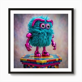 Monster Stock Videos & Royalty-Free Footage Art Print