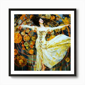 Dancing In The Moonlight - Dance Theme Art Print