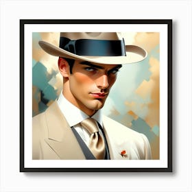 Creative Male Portrait 34 Art Print