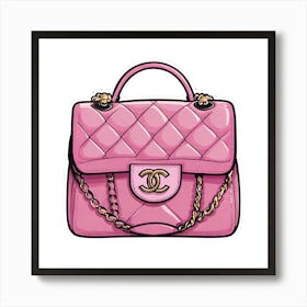 Chanel bag Art Print