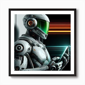 Robot Man 7 Art Print