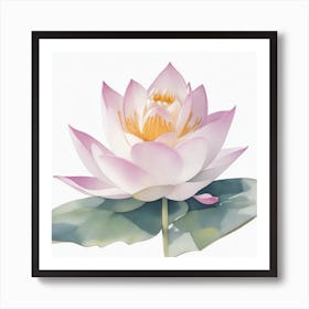 Lotus Flower 1 Art Print